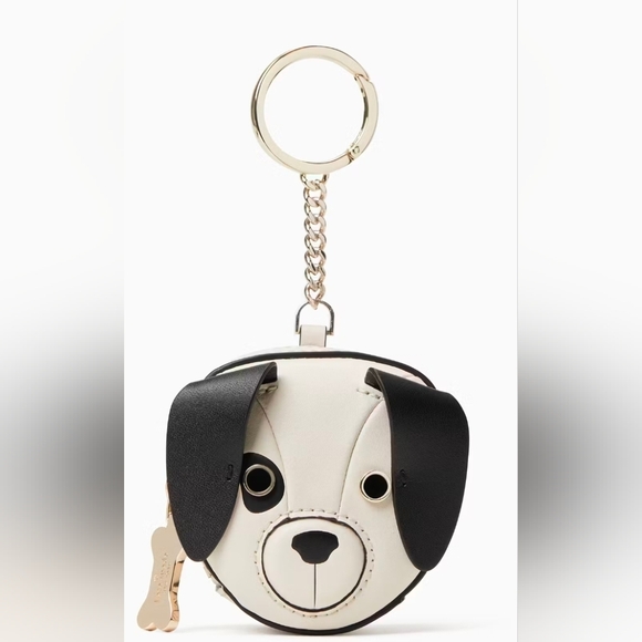 kate spade Handbags - Kate Spade Claude Dog coin purse bag charm keychain.